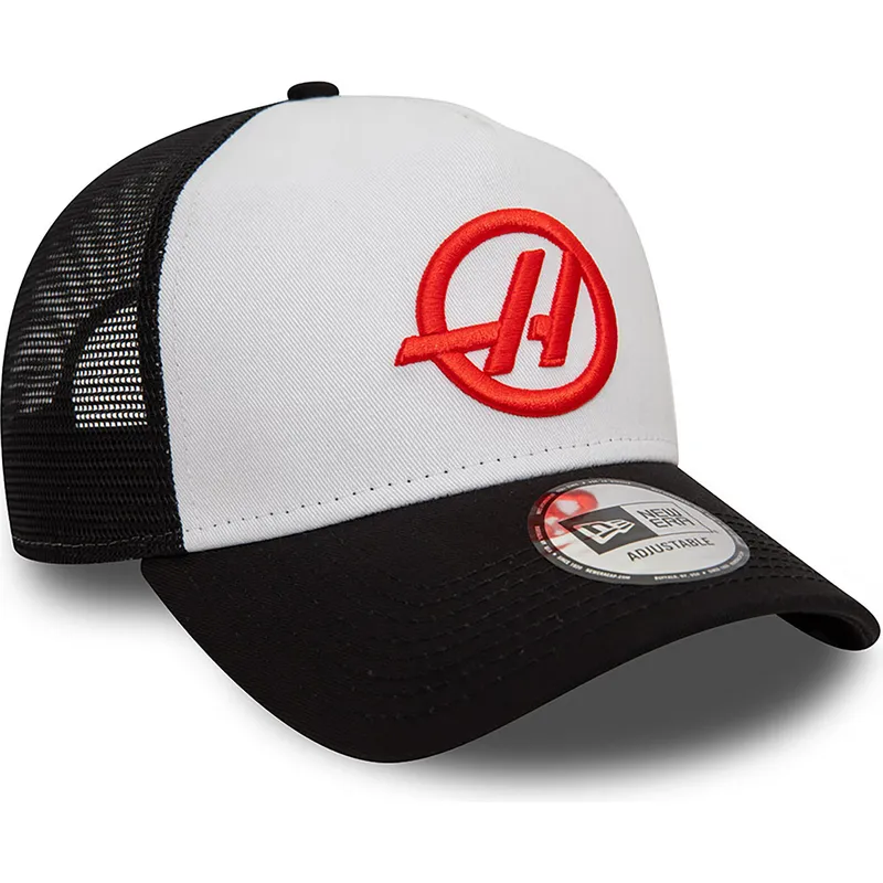 petten-gebogen-zwart-snapback-e-frame-van-haas-f1-team-formula-1-van-new-era