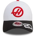 petten-gebogen-wit-snapback-kevin-magnussen-9forty-van-haas-f1-team-formula-1-van-new-era