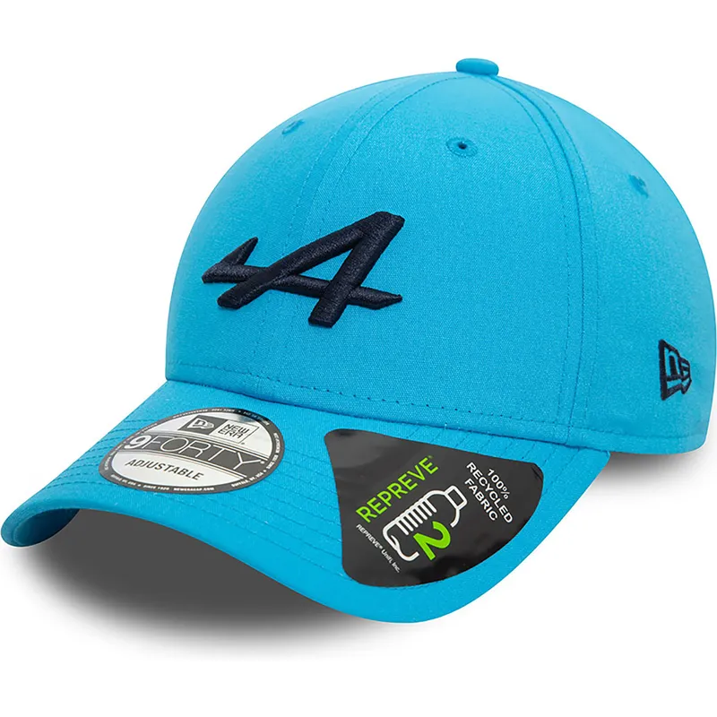 petten-gebogen-blauw-snapback-9forty-essential-repreve-van-alpine-f1-team-formula-1-van-new-era