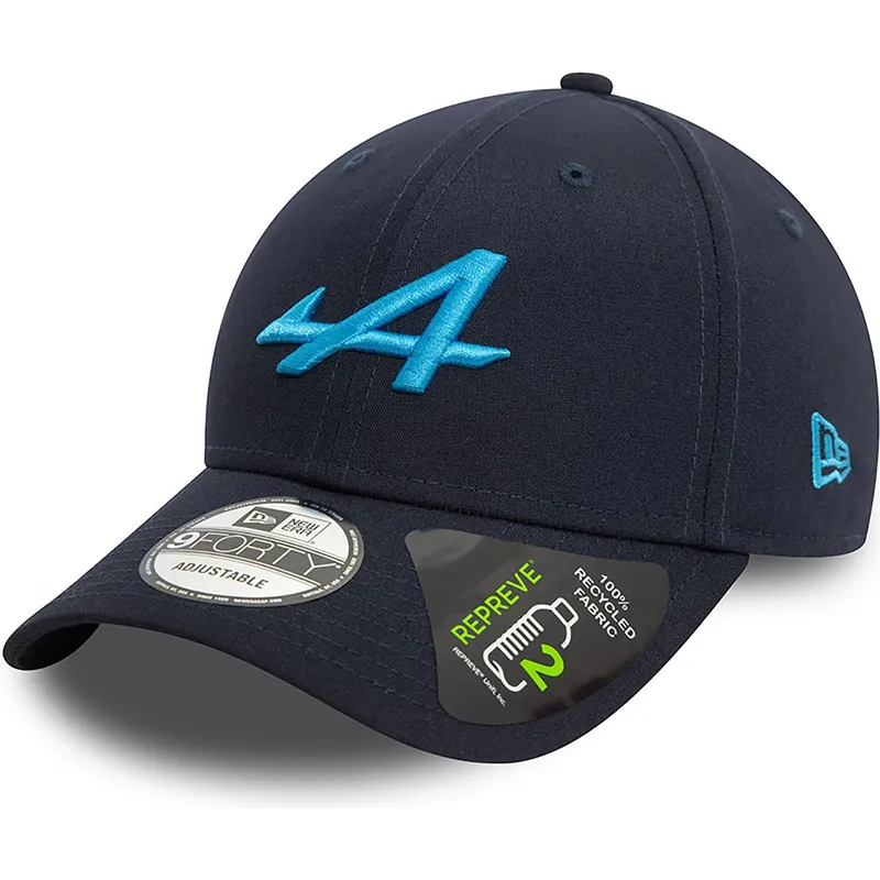 petten-gebogen-marineblauw-snapback-9forty-essential-repreve-van-alpine-f1-team-formula-1-van-new-era