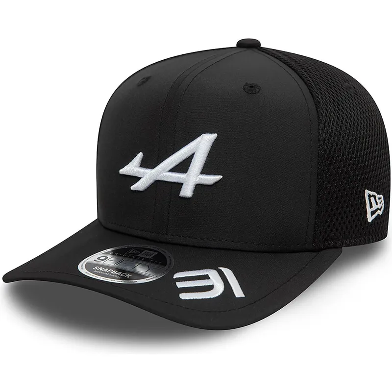 petten-gebogen-zwart-snapback-esteban-ocon-9fifty-original-fit-van-alpine-f1-team-formula-1-van-new-era