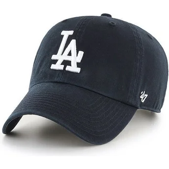 Petten gebogen zwart verstelbaar van Los Angeles Dodgers MLB van 47 Brand