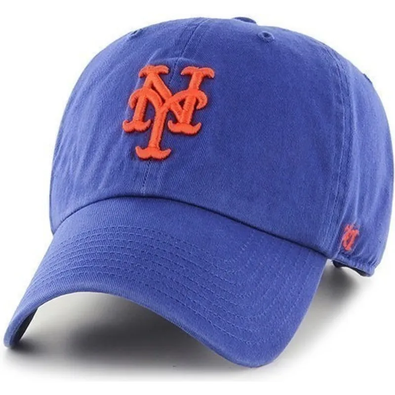 petten-gebogen-blauw-verstelbaar-van-new-york-mets-mlb-van-47-brand