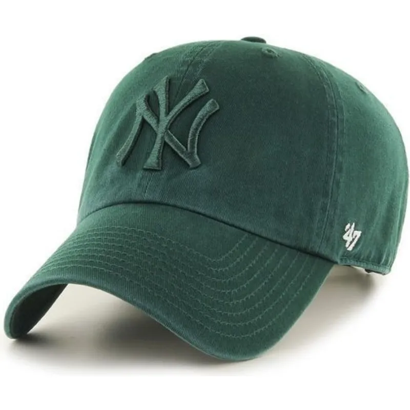 petten-gebogen-groen-verstelbaar-van-new-york-yankees-mlb-van-47-brand