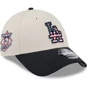 petten-gebogen-beige-snapback-9forty-stretch-snap-4th-of-july-van-los-angeles-dodgers-mlb-van-new-era