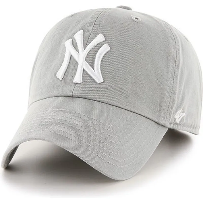 petten-gebogen-grijs-verstelbaar-van-new-york-yankees-mlb-van-47-brand petten-gebogen-grijs-verstelbaar-van-new-york-yankees-mlb-van-47-brand
