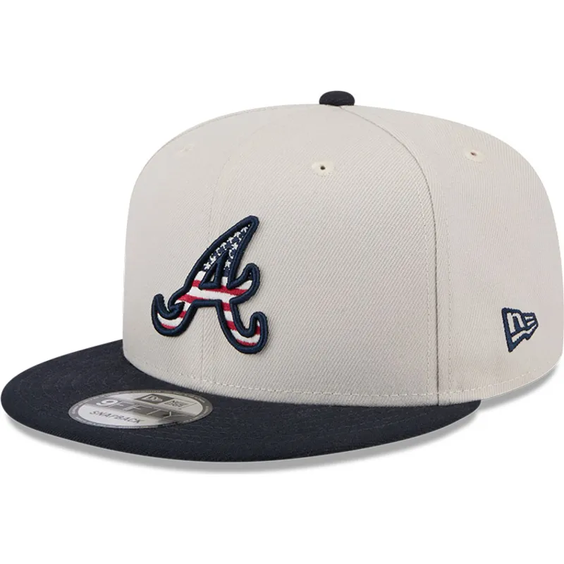 petten-plat-beige-snapback-9fifty-4th-of-july-van-atlanta-braves-mlb-van-new-era