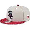 petten-plat-beige-snapback-9fifty-4th-of-july-van-chicago-white-sox-mlb-van-new-era