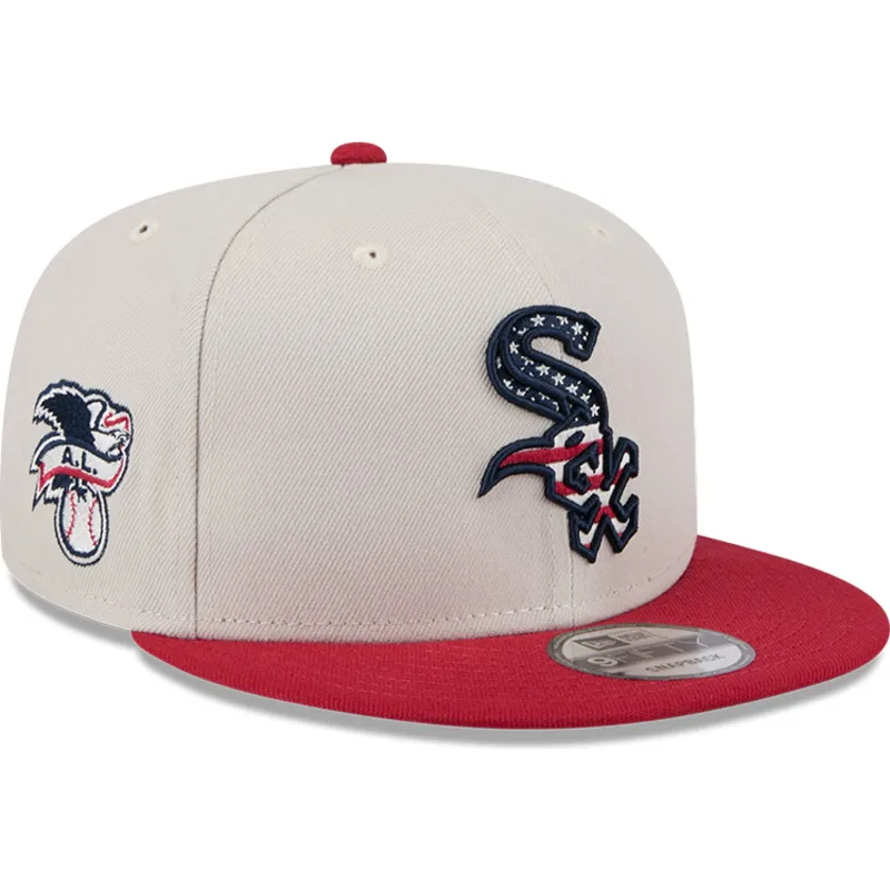 petten-plat-beige-snapback-9fifty-4th-of-july-van-chicago-white-sox-mlb-van-new-era petten-plat-beige-snapback-9fifty-4th-of-july-van-chicago-white-sox-mlb-van-new-era