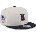 petten-plat-beige-snapback-9fifty-4th-of-july-van-detroit-tigers-mlb-van-new-era