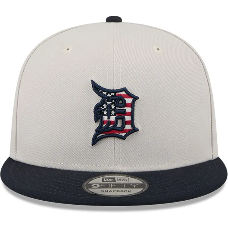 petten-plat-beige-snapback-9fifty-4th-of-july-van-detroit-tigers-mlb-van-new-era