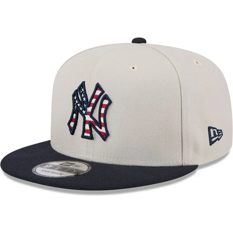 petten-plat-beige-snapback-9fifty-4th-of-july-van-new-york-yankees-mlb-van-new-era