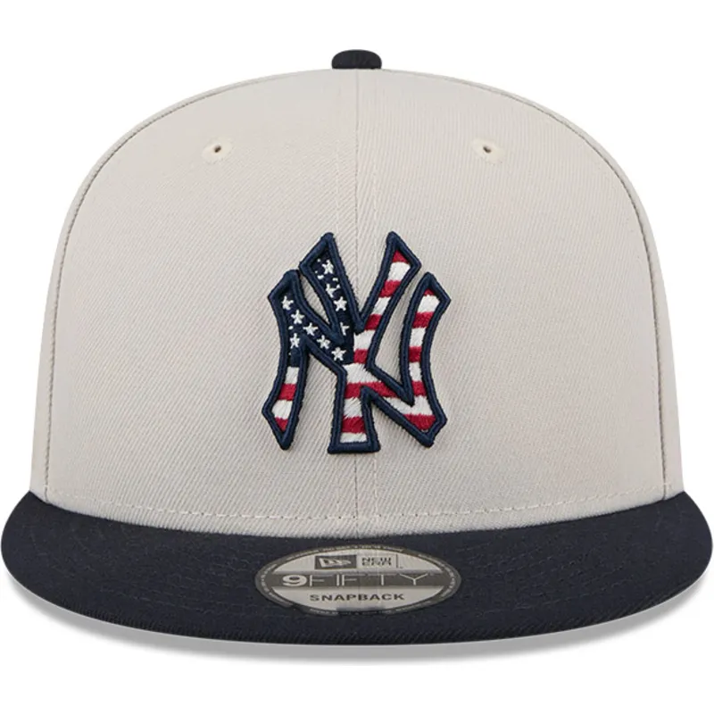 petten-plat-beige-snapback-9fifty-4th-of-july-van-new-york-yankees-mlb-van-new-era