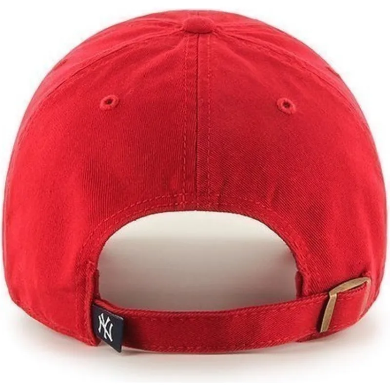 petten-gebogen-rood-verstelbaar-van-new-york-yankees-mlb-van-47-brand petten-gebogen-rood-verstelbaar-van-new-york-yankees-mlb-van-47-brand