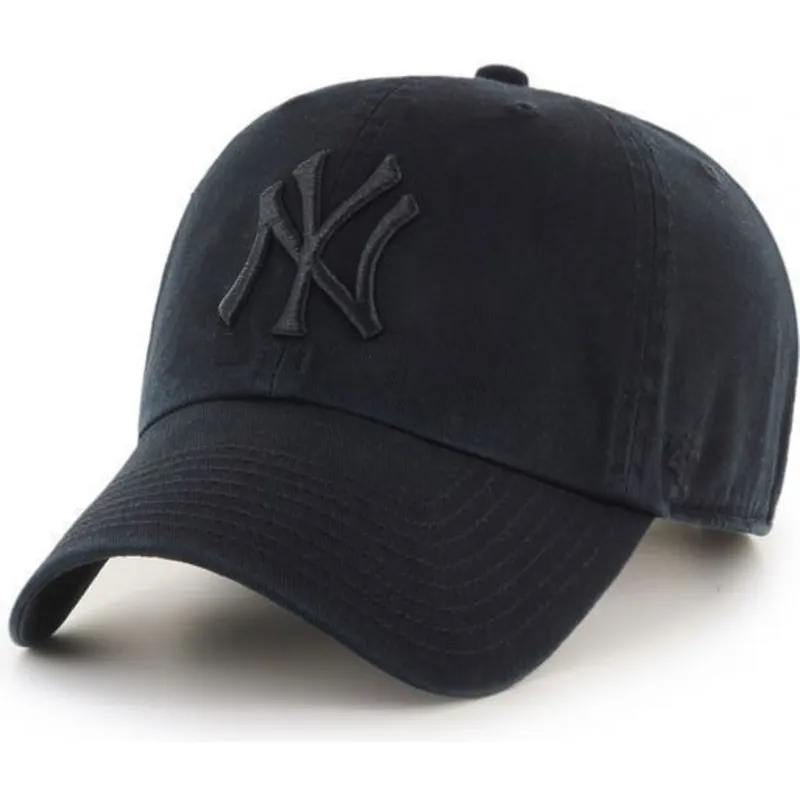 petten-gebogen-zwart-verstelbaar-van-new-york-yankees-mlb-van-47-brand