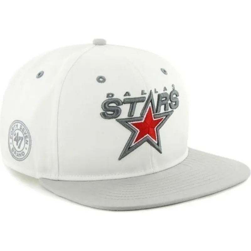petten-plat-wit-snapback-van-dallas-stars-nhl-van-47-brand petten-plat-wit-snapback-van-dallas-stars-nhl-van-47-brand