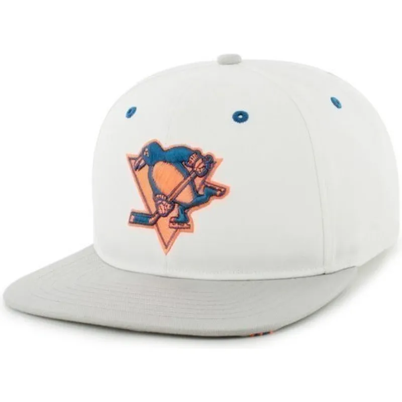 petten-plat-wit-snapback-van-nhl-van-47-brand