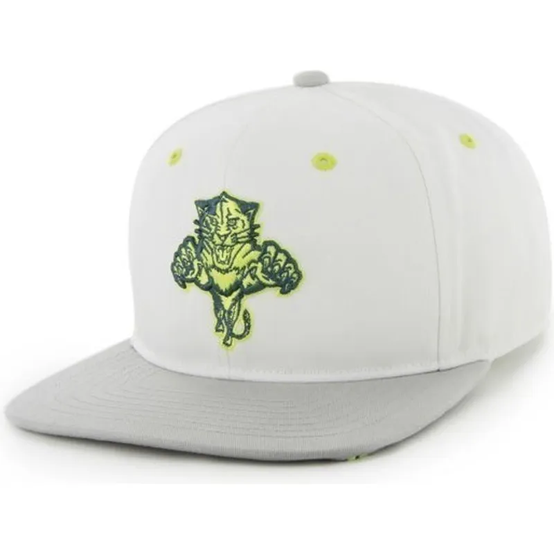 petten-plat-wit-snapback-van-florida-panthers-nhl-van-47-brand