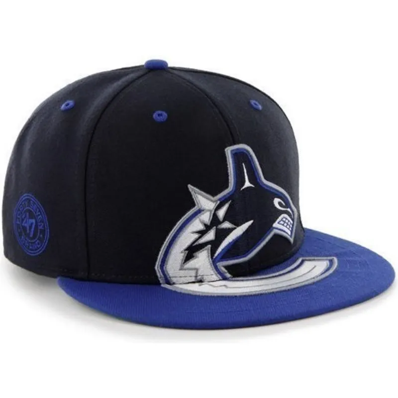 petten-plat-zwart-snapback-van-vancouver-canucks-nhl-van-47-brand petten-plat-zwart-snapback-van-vancouver-canucks-nhl-van-47-brand