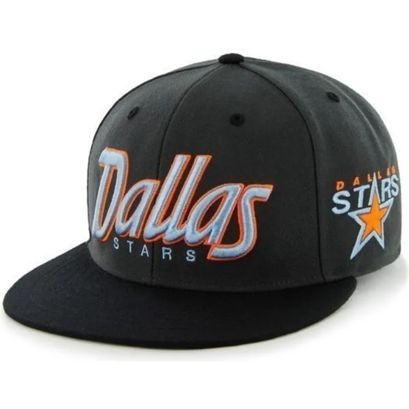 petten-plat-zwart-snapback-letras-van-dallas-stars-nhl-van-47-brand