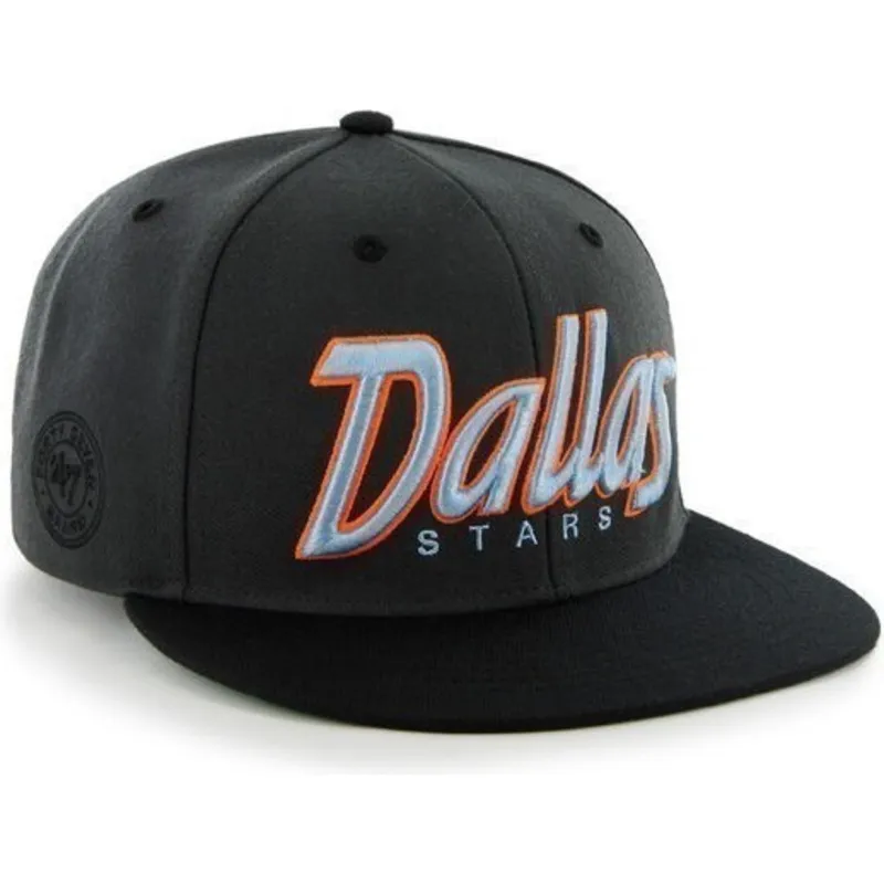 petten-plat-zwart-snapback-letras-van-dallas-stars-nhl-van-47-brand