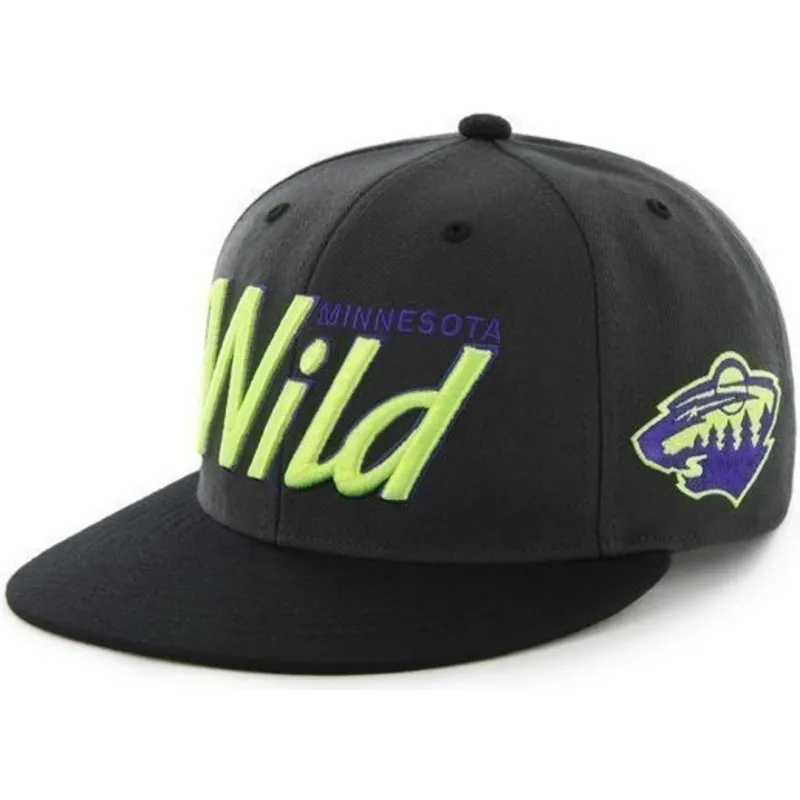 petten-plat-zwart-snapback-letras-van-minnesota-wild-nhl-van-47-brand