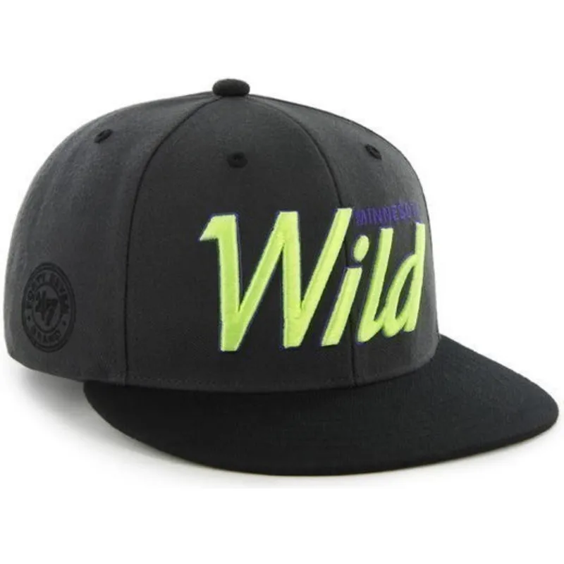 petten-plat-zwart-snapback-letras-van-minnesota-wild-nhl-van-47-brand