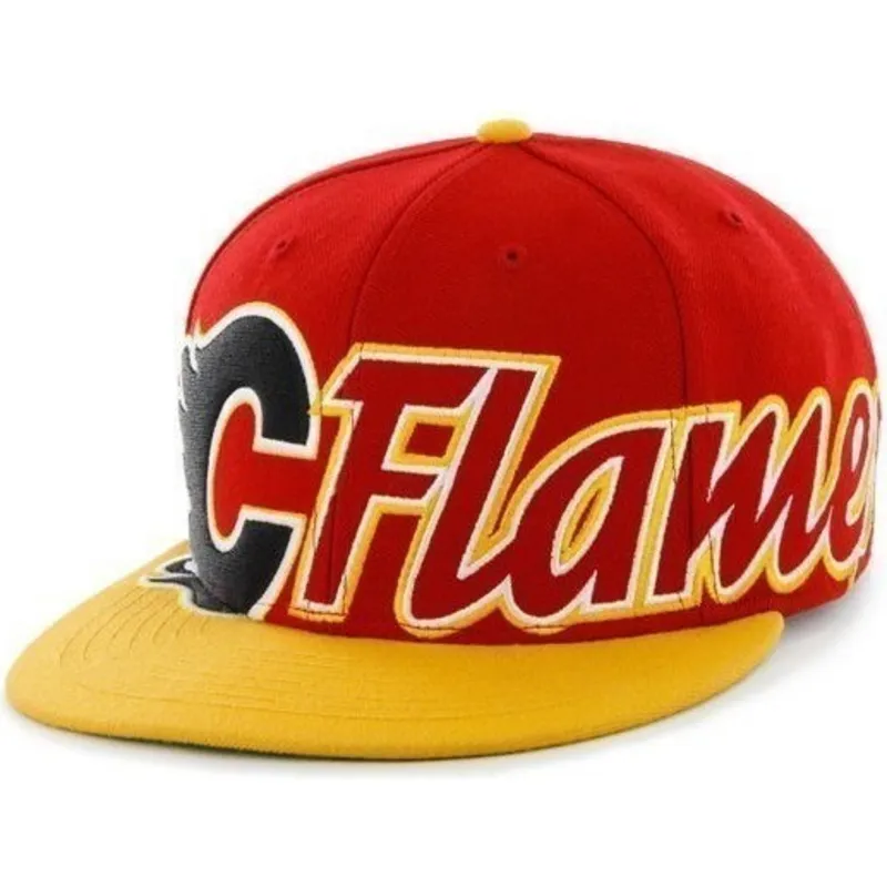 petten-plat-rood-snapback-letras-van-calgary-flames-nhl-van-47-brand