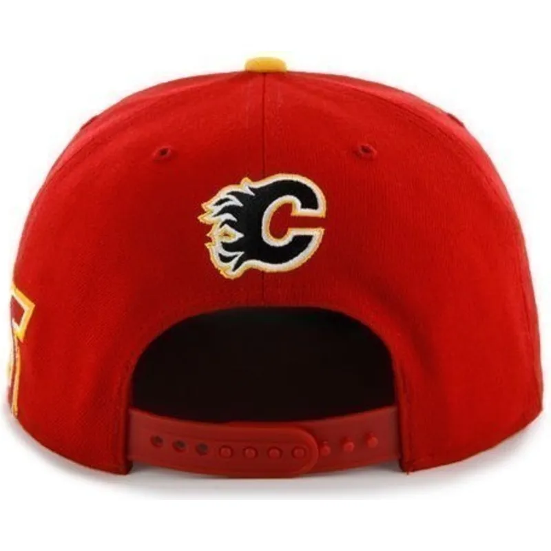 petten-plat-rood-snapback-letras-van-calgary-flames-nhl-van-47-brand