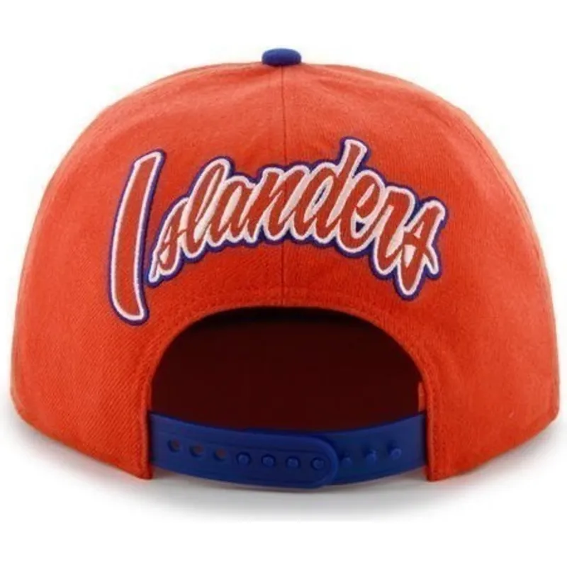petten-plat-oranje-snapback-van-new-york-islanders-nhl-van-47-brand petten-plat-oranje-snapback-van-new-york-islanders-nhl-van-47-brand