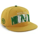 petten-plat-geel-snapback-van-minnesota-north-stars-nhl-van-47-brand