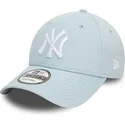 petten-gebogen-blauw-verstelbaar-9forty-league-essential-van-new-york-yankees-mlb-van-new-era