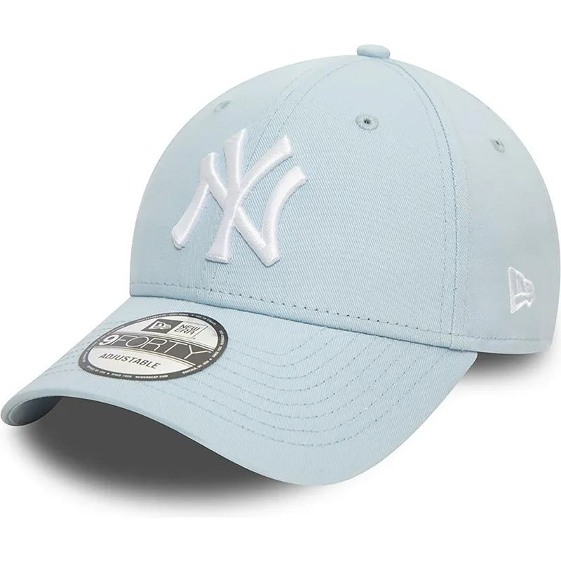 petten-gebogen-blauw-verstelbaar-9forty-league-essential-van-new-york-yankees-mlb-van-new-era