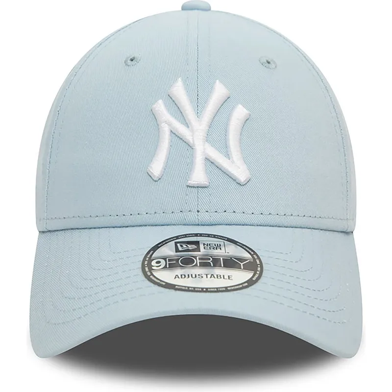 petten-gebogen-blauw-verstelbaar-9forty-league-essential-van-new-york-yankees-mlb-van-new-era