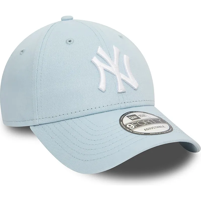 petten-gebogen-blauw-verstelbaar-9forty-league-essential-van-new-york-yankees-mlb-van-new-era