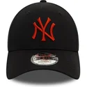 petten-gebogen-zwart-verstelbaar-9forty-league-essential-van-new-york-yankees-mlb-van-new-era