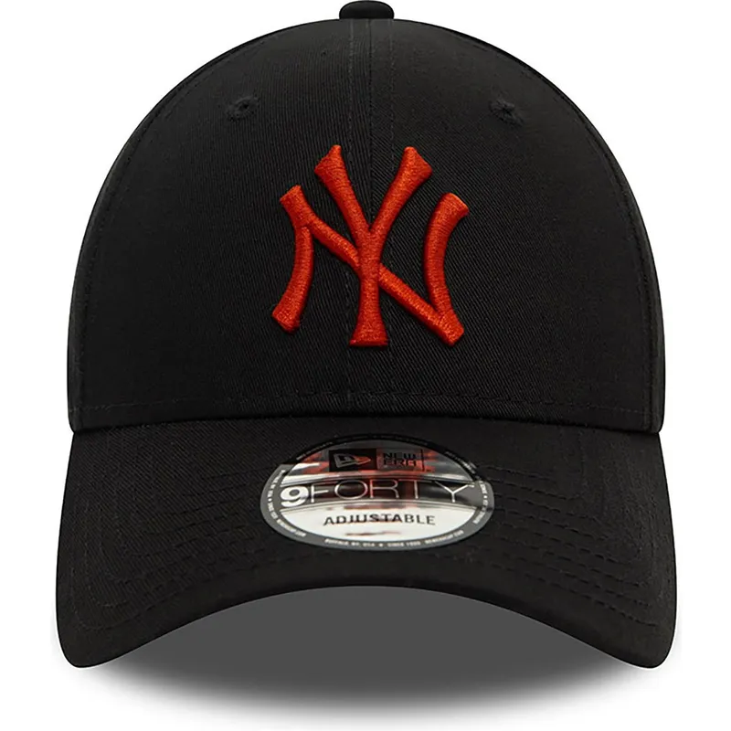 petten-gebogen-zwart-verstelbaar-9forty-league-essential-van-new-york-yankees-mlb-van-new-era
