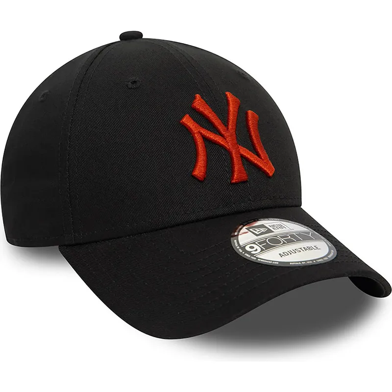 petten-gebogen-zwart-verstelbaar-9forty-league-essential-van-new-york-yankees-mlb-van-new-era