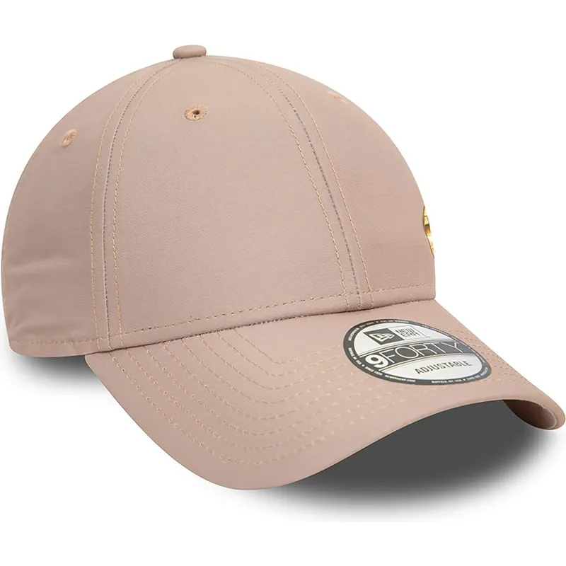 petten-gebogen-beige-verstelbaar-dorado-9forty-flawless-van-new-york-yankees-mlb-van-new-era