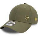 petten-gebogen-groen-verstelbaar-dorado-9forty-flawless-van-new-york-yankees-mlb-van-new-era