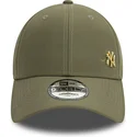 petten-gebogen-groen-verstelbaar-dorado-9forty-flawless-van-new-york-yankees-mlb-van-new-era