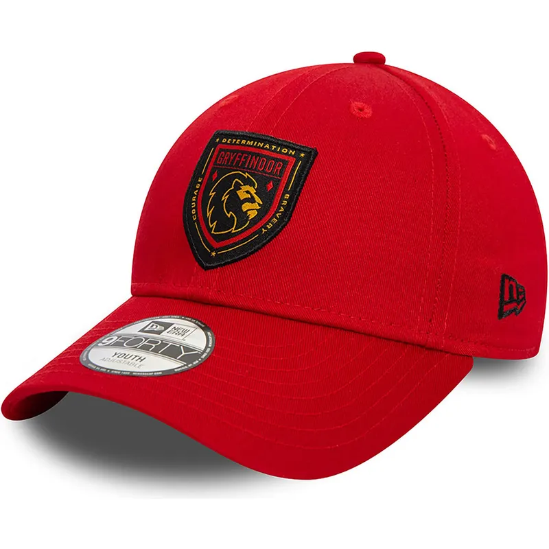 petten-gebogen-rood-snapback-voor-kinderen-9forty-van-gryffindor-harry-potter-van-new-era