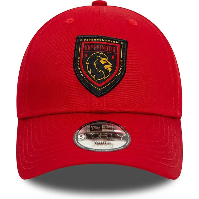 petten-gebogen-rood-snapback-voor-kinderen-9forty-van-gryffindor-harry-potter-van-new-era