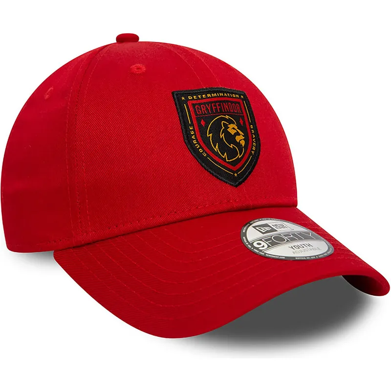 petten-gebogen-rood-snapback-voor-kinderen-9forty-van-gryffindor-harry-potter-van-new-era