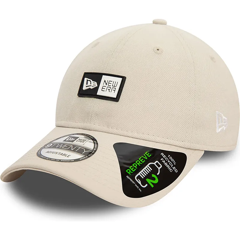 petten-gebogen-beige-verstelbaar-9twenty-repreve-van-new-era