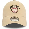 petten-gebogen-beige-verstelbaar-the-empire-state-9twenty-cord-van-new-york-steden-en-stranden-van-new-era