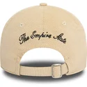 petten-gebogen-beige-verstelbaar-the-empire-state-9twenty-cord-van-new-york-steden-en-stranden-van-new-era