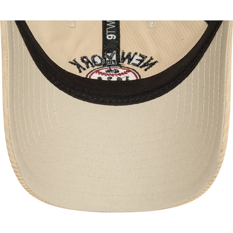 petten-gebogen-beige-verstelbaar-the-empire-state-9twenty-cord-van-new-york-steden-en-stranden-van-new-era