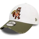 petten-gebogen-wit-verstelbaar-9twenty-washed-van-tasmania-looney-tunes-van-new-era