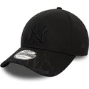 petten-gebogen-zwart-verstelbaar-9forty-flame-van-new-york-yankees-mlb-van-new-era